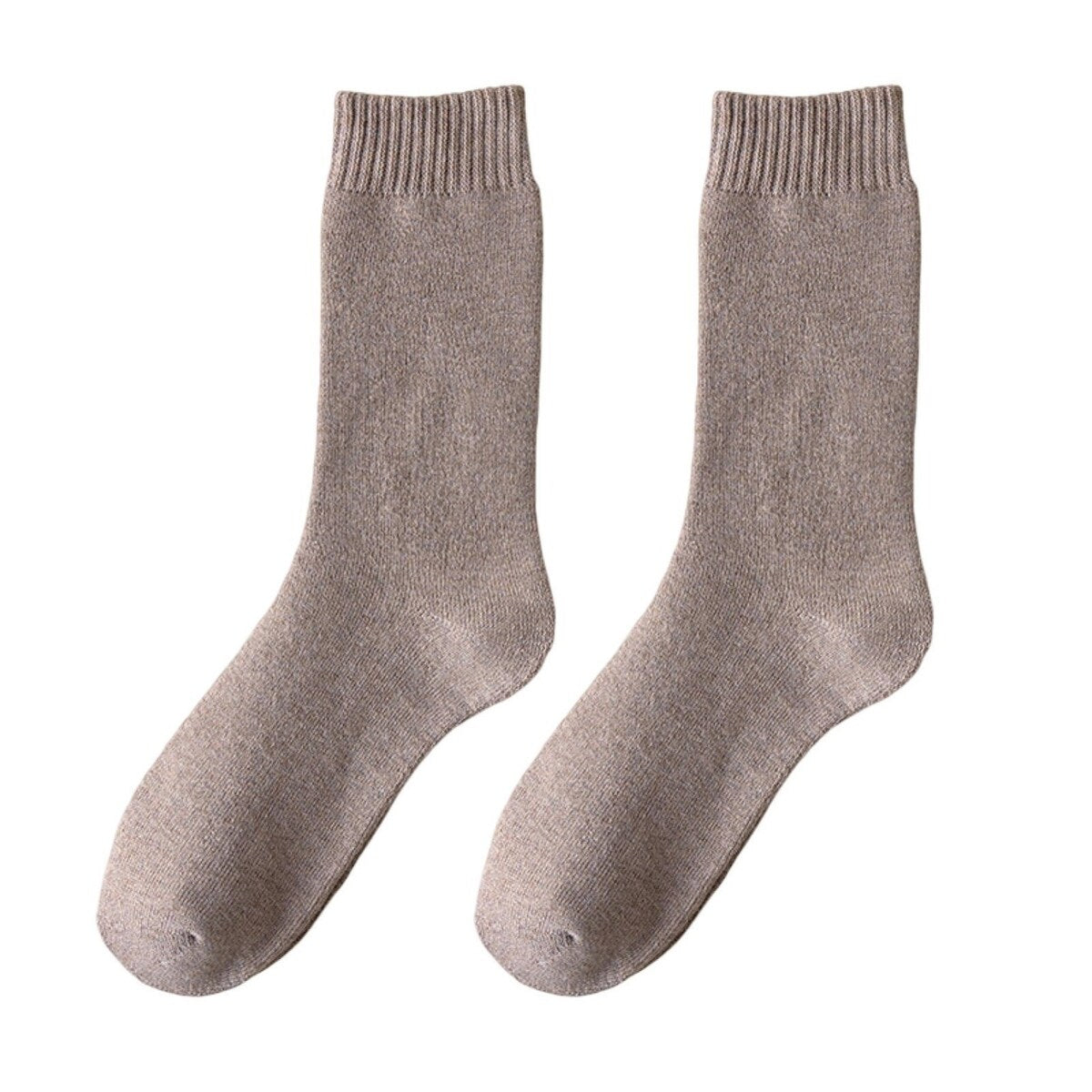 1 Pair Men Socks WearResistant Middle Tube Moisture Absorption Good Elastic Thickened Keep Warm