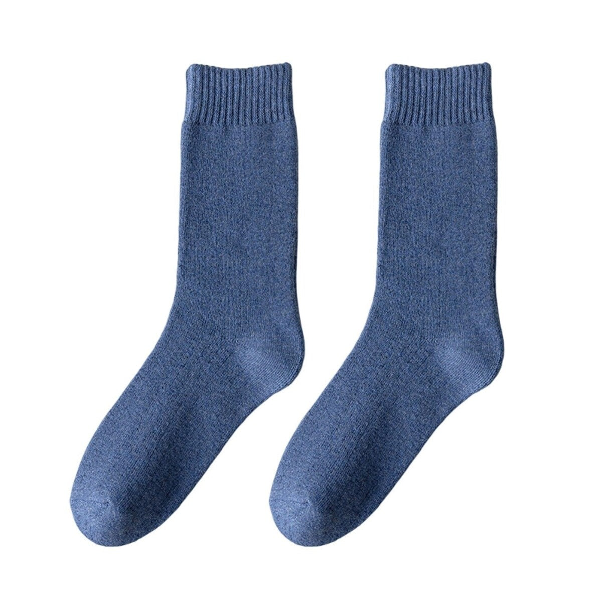 1 Pair Men Socks WearResistant Middle Tube Moisture Absorption Good Elastic Thickened Keep Warm