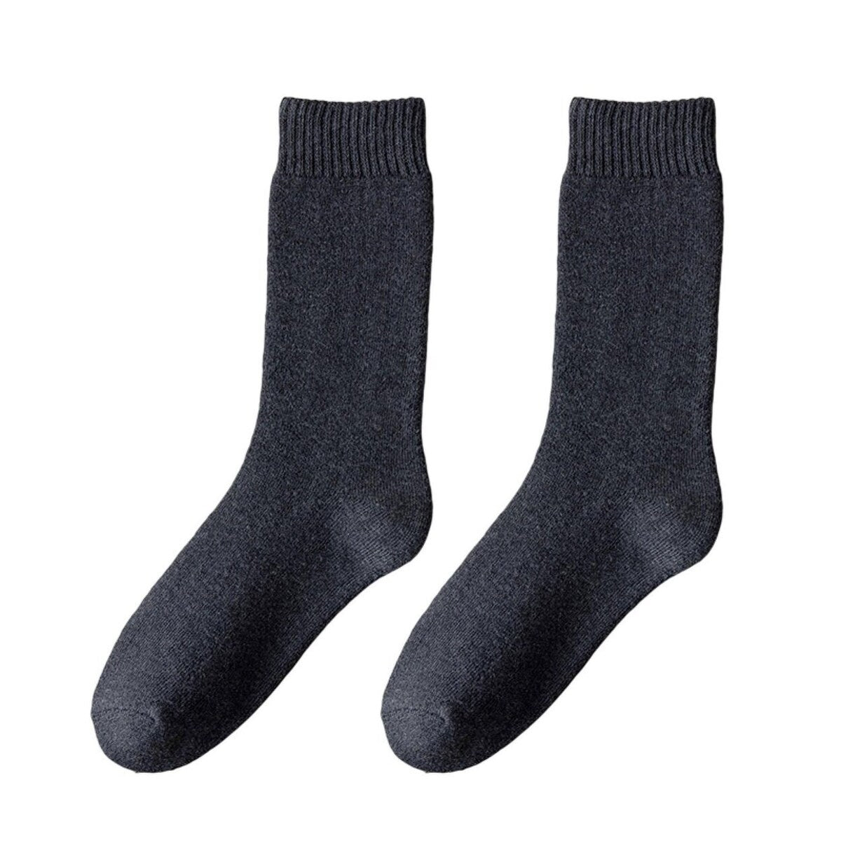 1 Pair Men Socks WearResistant Middle Tube Moisture Absorption Good Elastic Thickened Keep Warm