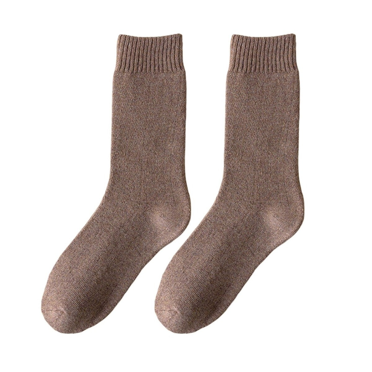 1 Pair Men Socks WearResistant Middle Tube Moisture Absorption Good Elastic Thickened Keep Warm