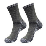 1 Pair Men Winter Sports Socks MidTube Thickened Soft AntiSlip Elastic Patchwork Color Matching No Basketball