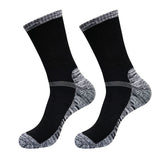 1 Pair Men Winter Sports Socks MidTube Thickened Soft AntiSlip Elastic Patchwork Color Matching No Basketball
