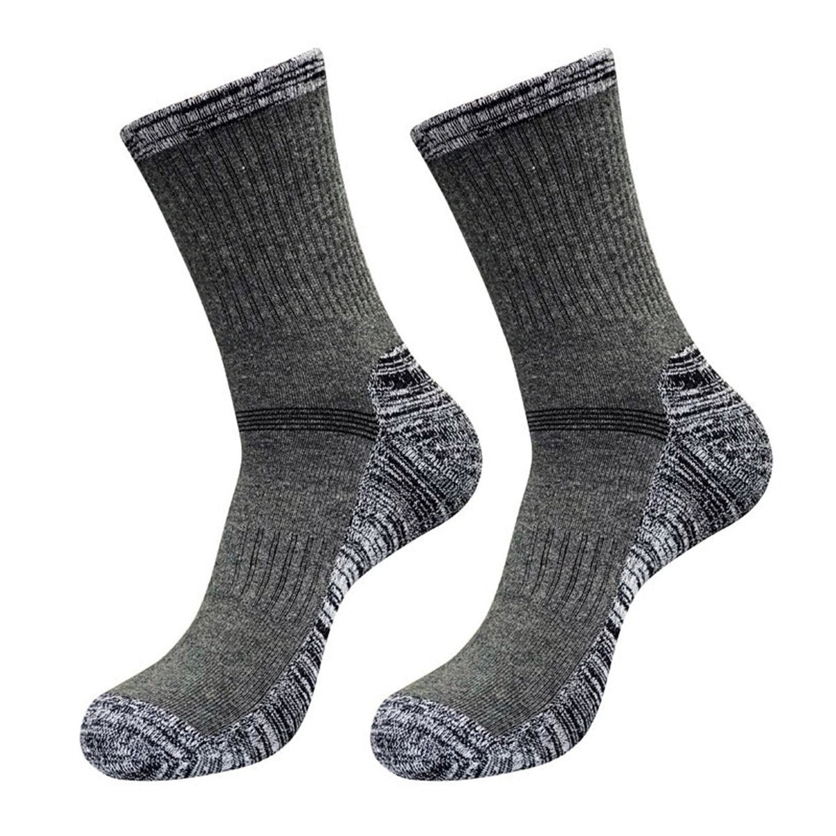 1 Pair Men Winter Sports Socks MidTube Thickened Soft AntiSlip Elastic Patchwork Color Matching No Basketball
