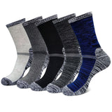 1 Pair Men Winter Sports Socks MidTube Thickened Soft AntiSlip Elastic Patchwork Color Matching No Basketball