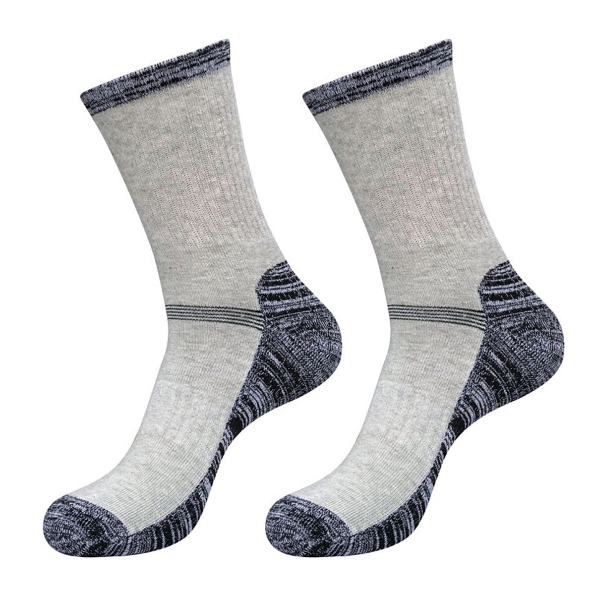 1 Pair Men Winter Sports Socks MidTube Thickened Soft AntiSlip Elastic Patchwork Color Matching No Basketball