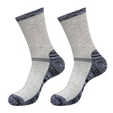 1 Pair Men Winter Sports Socks MidTube Thickened Soft AntiSlip Elastic Patchwork Color Matching No Basketball