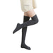 1 Pair Solid Color Jacquard High Elasticity Thickened Thigh Stockings Autumn Winter Women Over Knee Socks