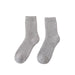 1 Pair Winter Socks Thick Plush Solid Color Knitted MidTube Ankle Soft Cold Resistant AntiSlip Elastic Thermal Floor