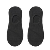 1 Pair Women Socks LowCut AntiiSkid Silicone Cotton Elastic AntiSlip Solid Color Soft AntiShrink Casual Four Season