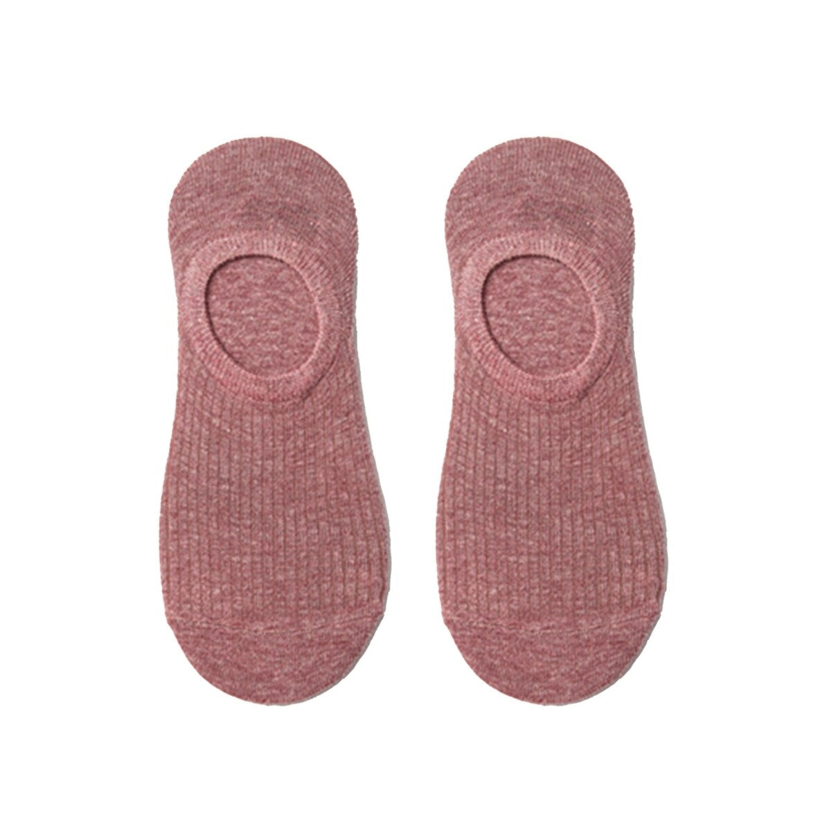 1 Pair Women Socks LowCut AntiiSkid Silicone Cotton Elastic AntiSlip Solid Color Soft AntiShrink Casual Four Season