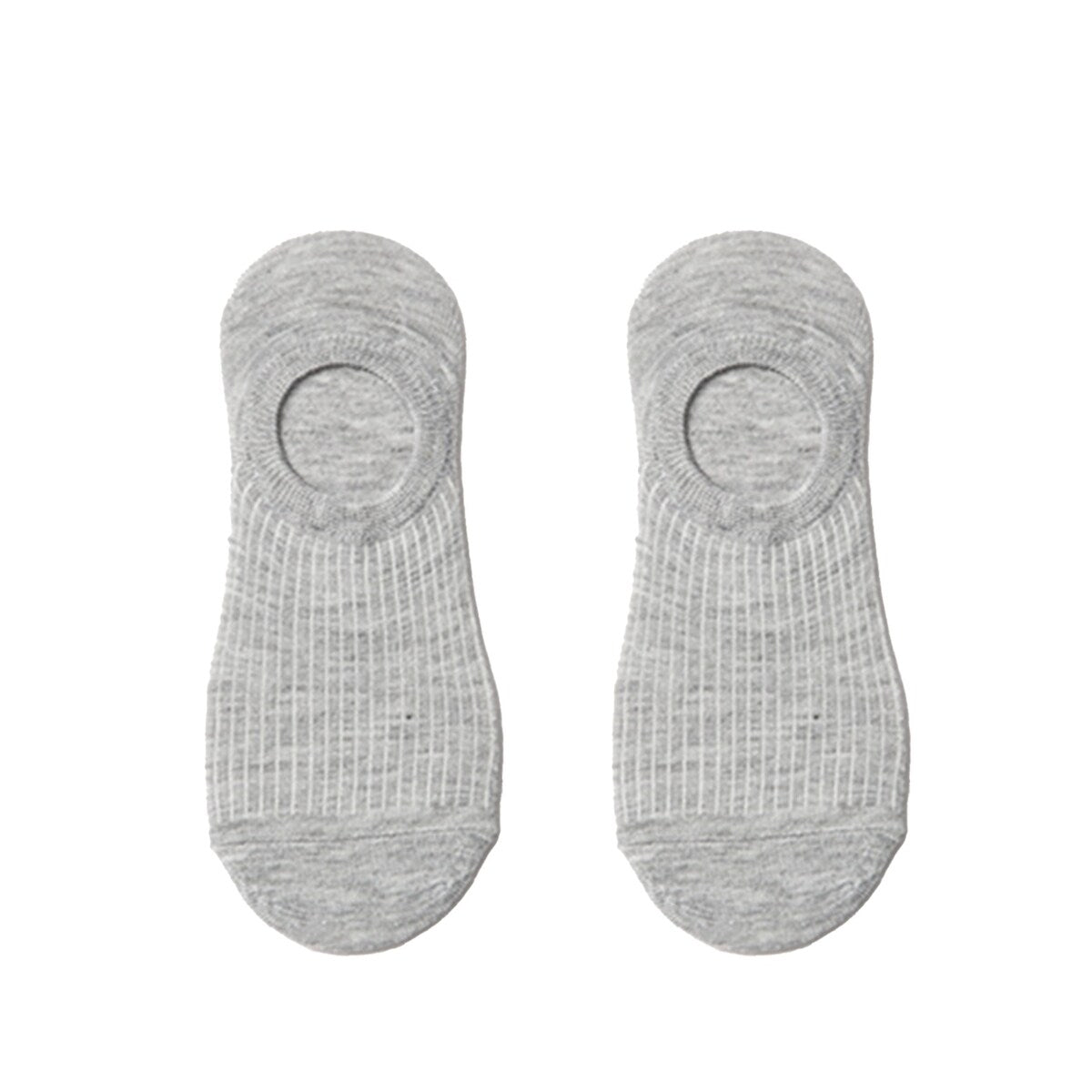 1 Pair Women Socks LowCut AntiiSkid Silicone Cotton Elastic AntiSlip Solid Color Soft AntiShrink Casual Four Season