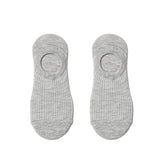 1 Pair Women Socks LowCut AntiiSkid Silicone Cotton Elastic AntiSlip Solid Color Soft AntiShrink Casual Four Season