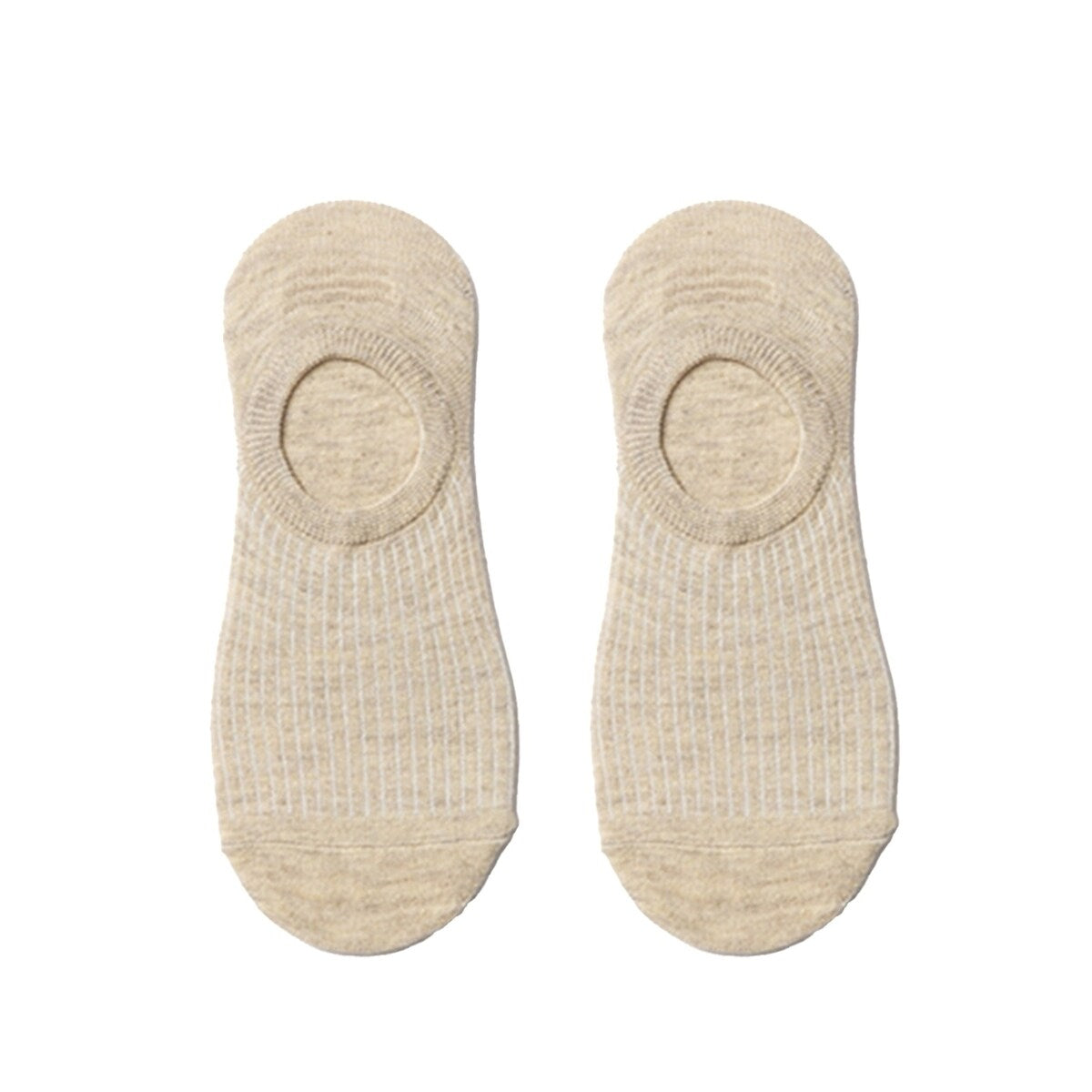 1 Pair Women Socks LowCut AntiiSkid Silicone Cotton Elastic AntiSlip Solid Color Soft AntiShrink Casual Four Season