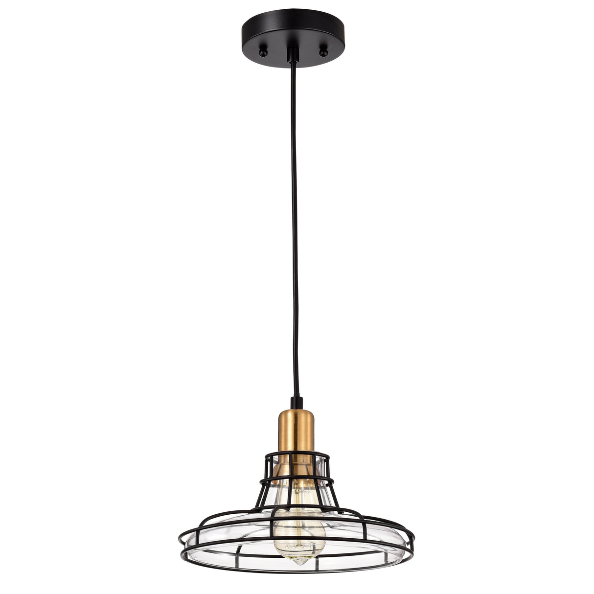 1-light Oil Rubbed Bronze Hanging Pendant