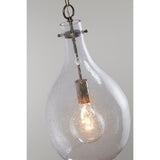 1-light Polished Pewter Pendant