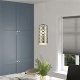 1-light Single Ceiling Pendant Light (3D glass)