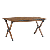 1-piece Folding Outdoor Table,Lightweight Roll-up Rectangular Table for indoor, Outdoor Camping, Picnics,Beach,Backyard, BBQ