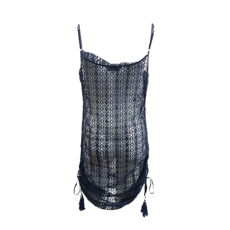 1. State Women's Convertible Tank Dress Swim Cover-Up (M, Navy)