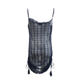 1. State Women's Convertible Tank Dress Swim Cover-Up (M, Navy)