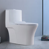 1.28 GPM One-Piece Elongated Toilet, Soft Close Seat Included , 28"x15"x28"