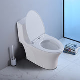 1.28 GPM One-Piece Elongated Toilet, Soft Close Seat Included , 28"x15"x28"