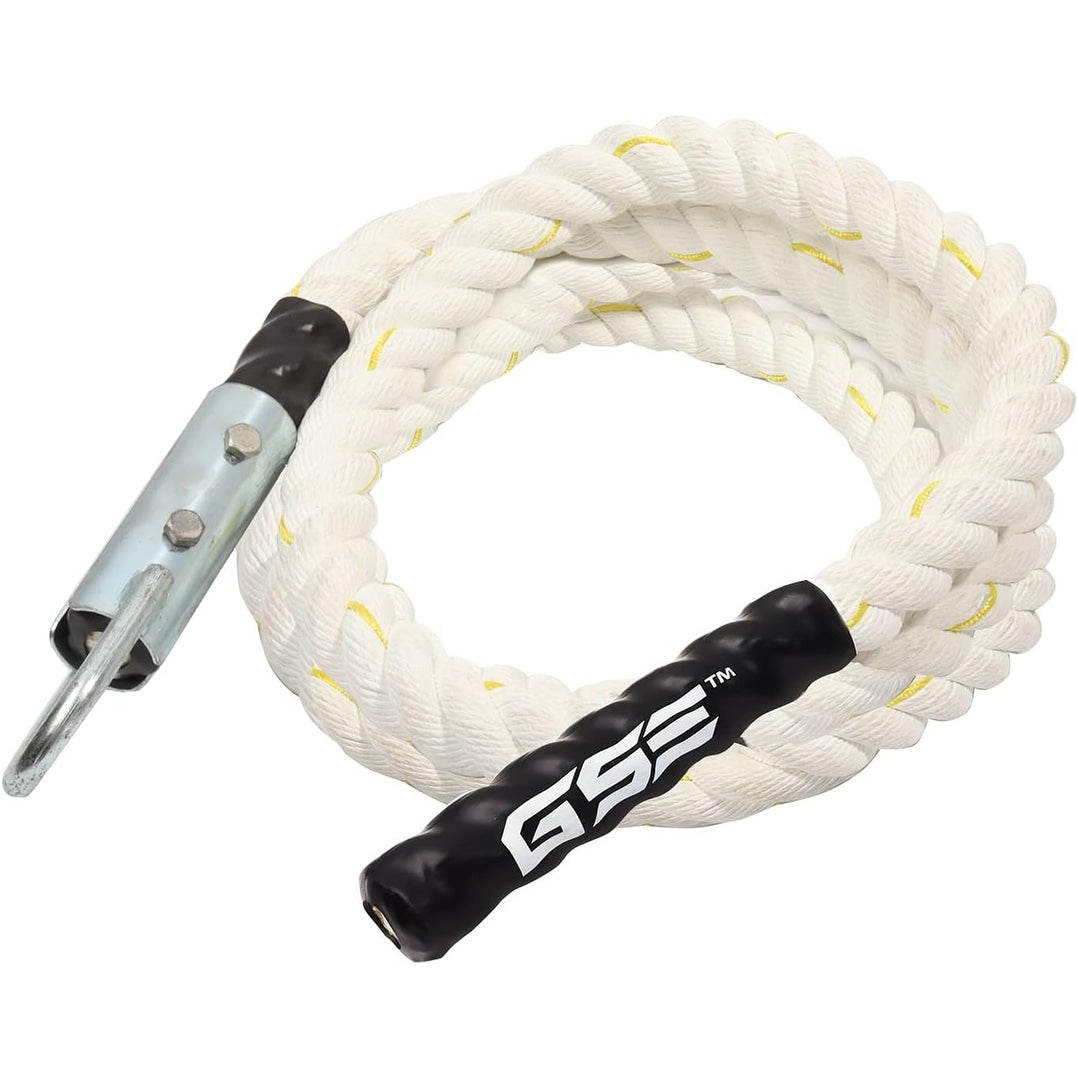 GSE™ 1.5" Gym Climbing Rope, Workout Rope for Indoor/Outdoor and Home Workouts. Great for Climbing Exercises, Strength Training