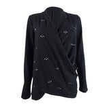 1.State Women's Draped Embellished Top