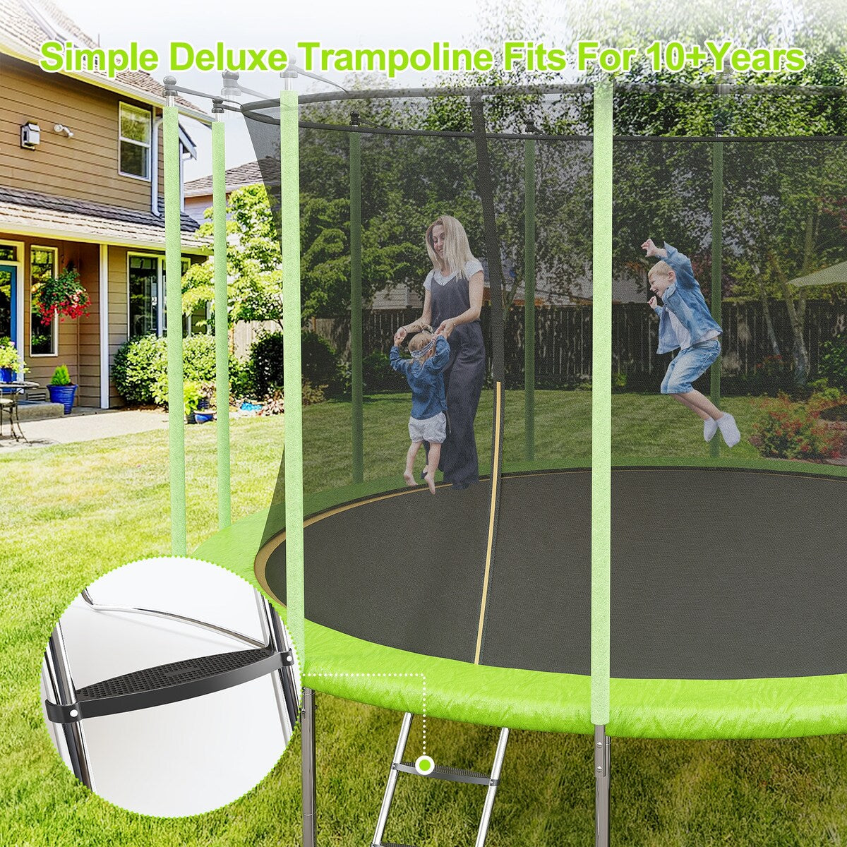 10/12/14/16 FT Recreational Trampoline