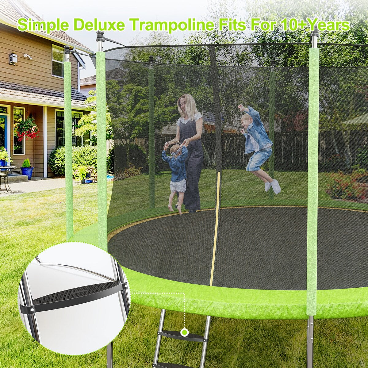10/12/14/16 FT Recreational Trampoline