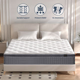 10 Inch Pillow Top Pocket Spring Mattress for Motion Isolation