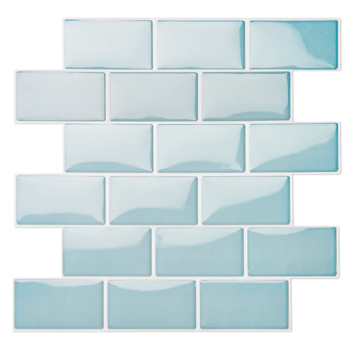 10-Sheet Peel and Stick Backsplash Tile