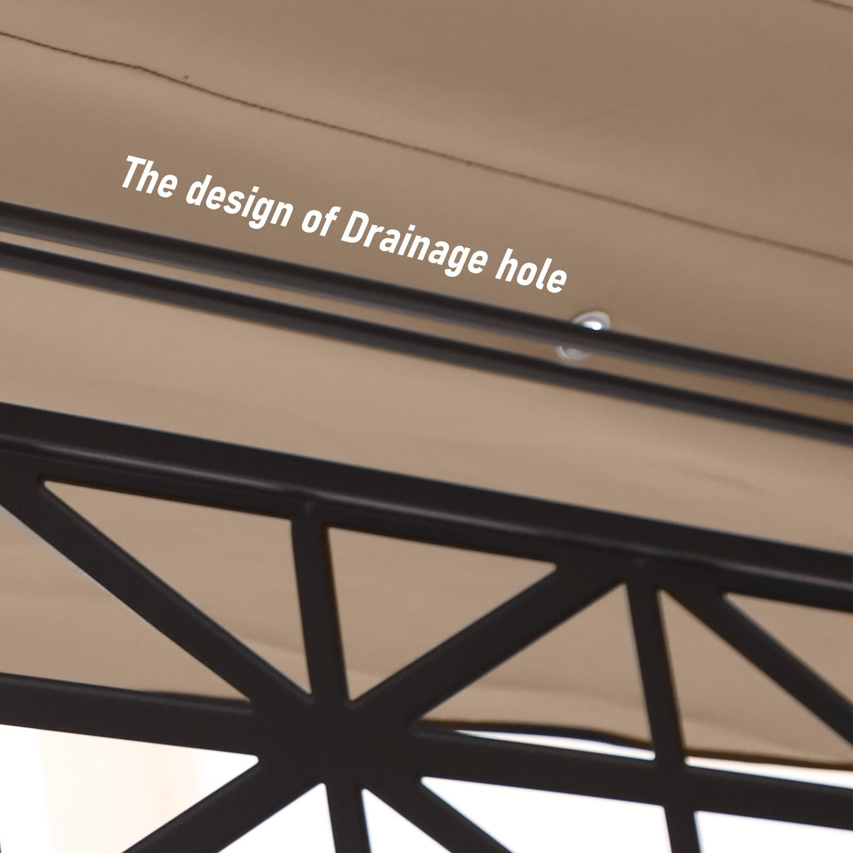 10 ft. x 12 ft.Soft Top Steel Outdoor Patio Gazebo with Mosquito Netting