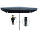 Market Patio Umbrella with Crank and Push Button Tilt