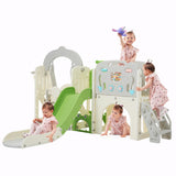 10-in-1 Toddler Slide and Swing Set