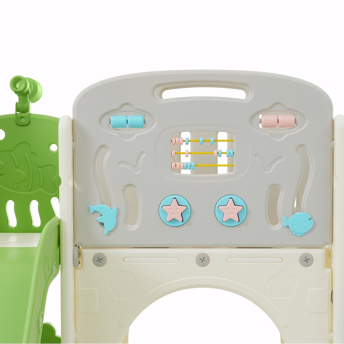 10-in-1 Toddler Slide and Swing Set