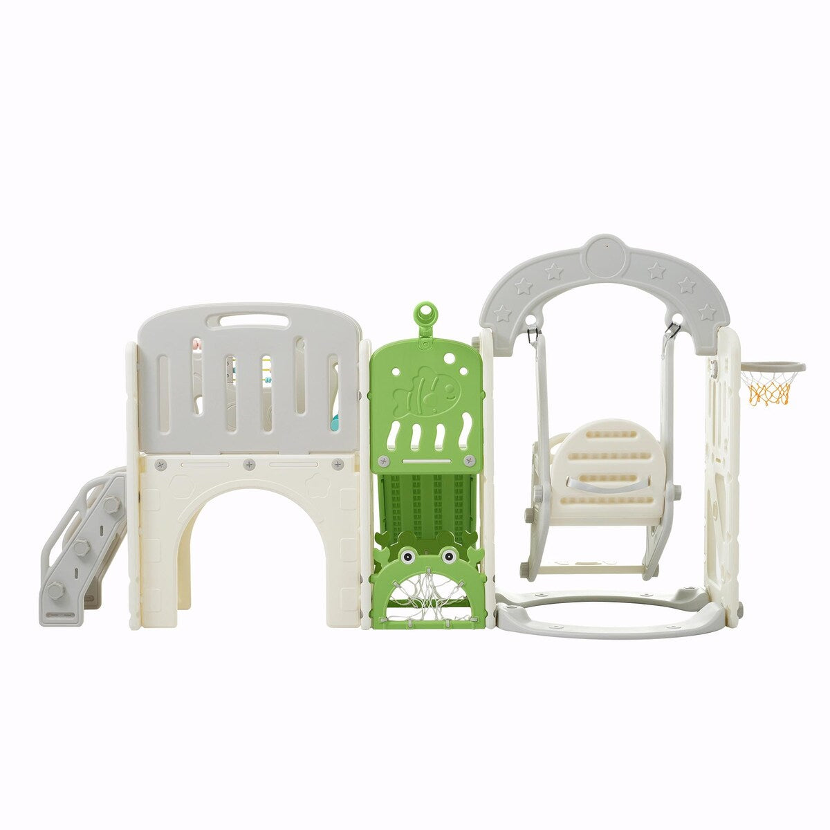 10-in-1 Toddler Slide and Swing Set