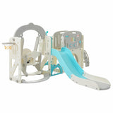 10-in-1 Toddler Slide and Swing Set