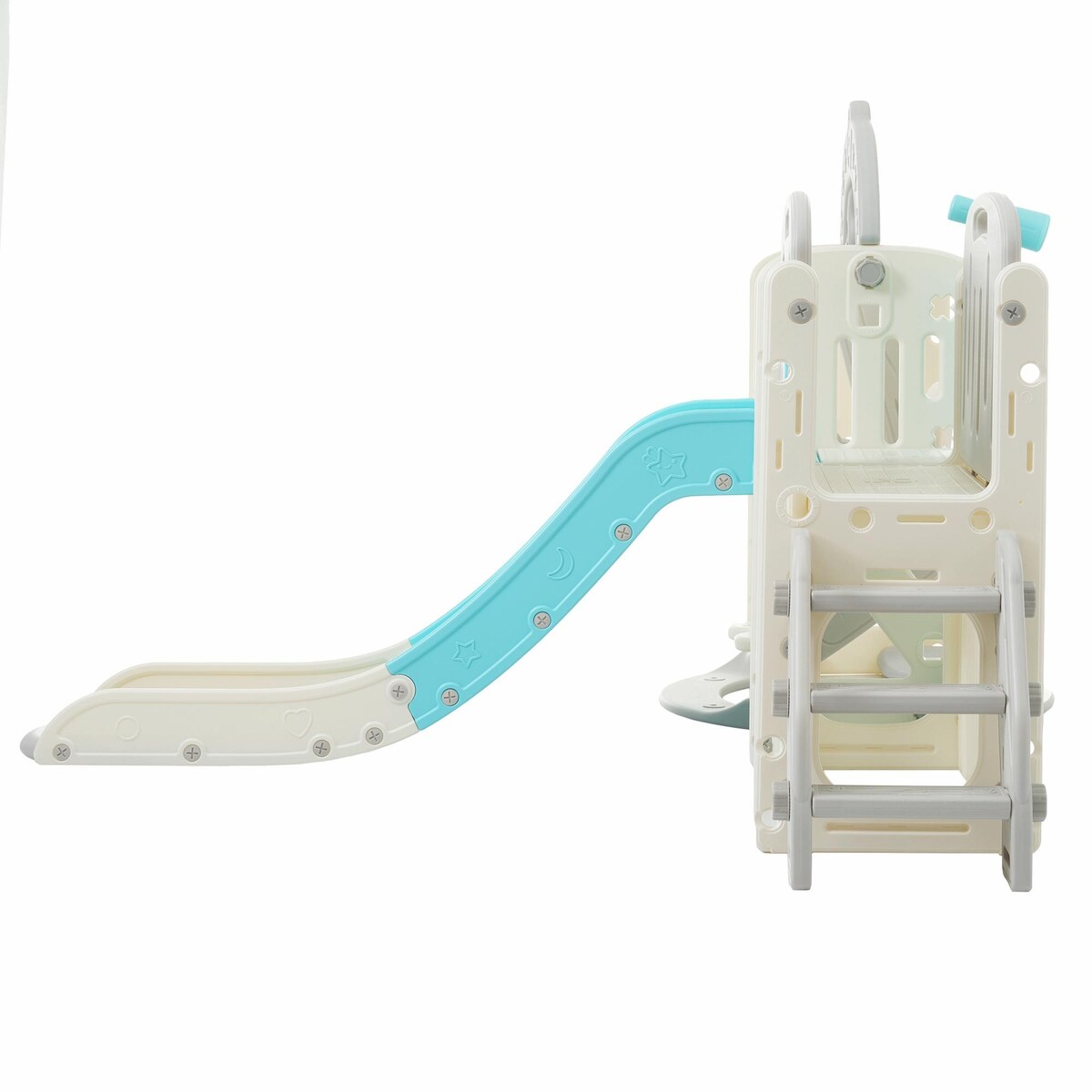 10-in-1 Toddler Slide and Swing Set