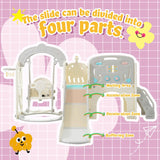 10-in-1 Toddler Slide and Swing Set