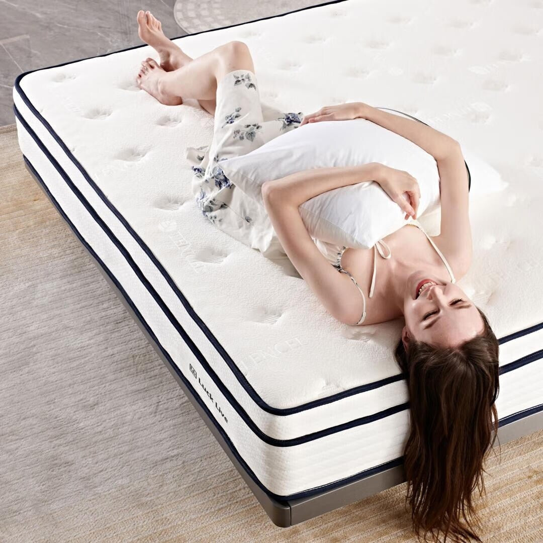 10 inch Gel Memory Foam Independent Bagged Spring Mattress in a Box