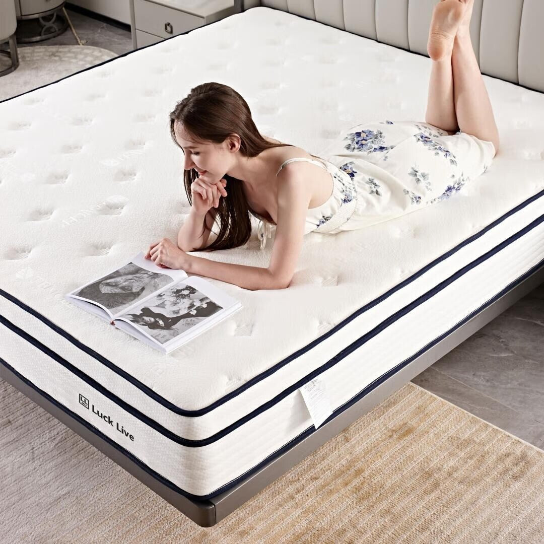 10 inch Gel Memory Foam Independent Bagged Spring Mattress in a Box
