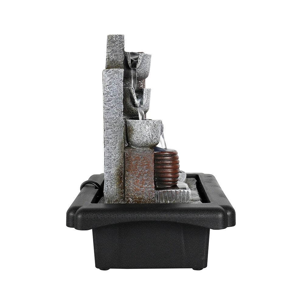 10.6-inch Indoor Buddha Water Fountain Small Tabletop Feature for Home