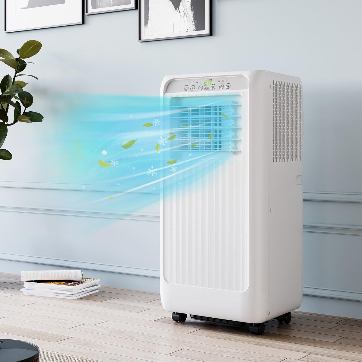 10000 BTU Portable Air Conditioners, 3-in-1 AC Unit, Dehumidifier, and Fan Mode