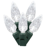 34-foot 100-light Pure/ Green C6 EC LED Light Wire