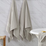 100% Cotton Bath Towel 4 Pack,Super Soft & Absorbent Quick-Dry Bath Towels 30" x 52",Textured and Durable Cotton,Trinity
