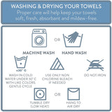 100% Cotton Bath Towel 4 Pack,Super Soft & Absorbent Quick-Dry Bath Towels 30" x 52",Textured and Durable Cotton,Trinity