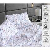 100% Cotton Sheets for Full Size Bed Crispy Cooling Percale Sheets Breathable & Durable Full Sheet Set 16 Inches Deep Pocket