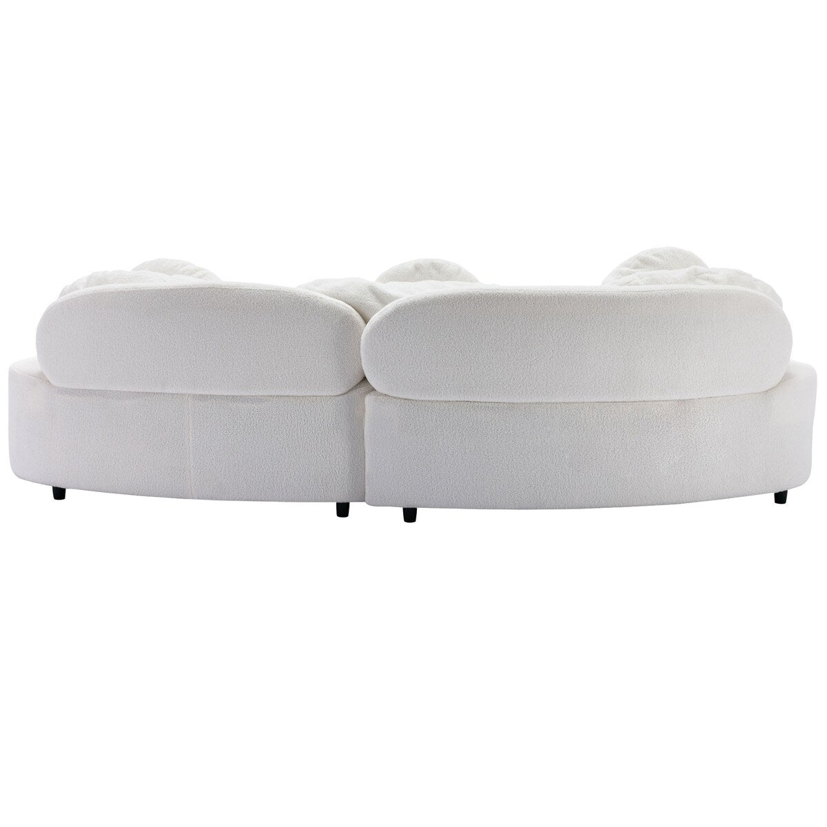 103.9" Modern Sofa Lamb Velvet Upholstered Couch for Living Room