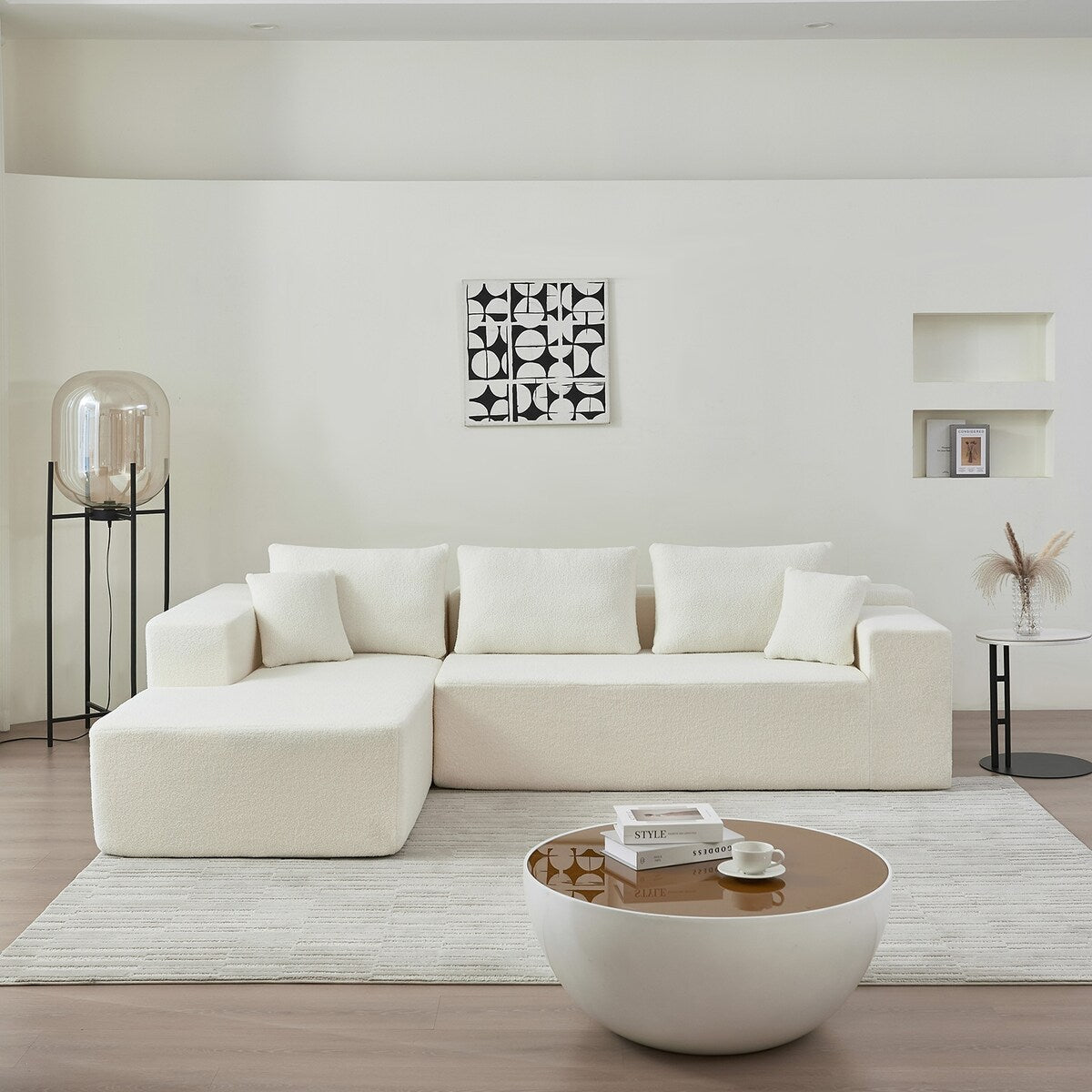 Modern l shaped sectional sofa hotsell