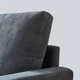 104.6" L Shape Modern Fabric Sectional Sofa with Solid Wood Frame & Legs, 3 Seater Sofa with Reversible Ottoman for Living Room